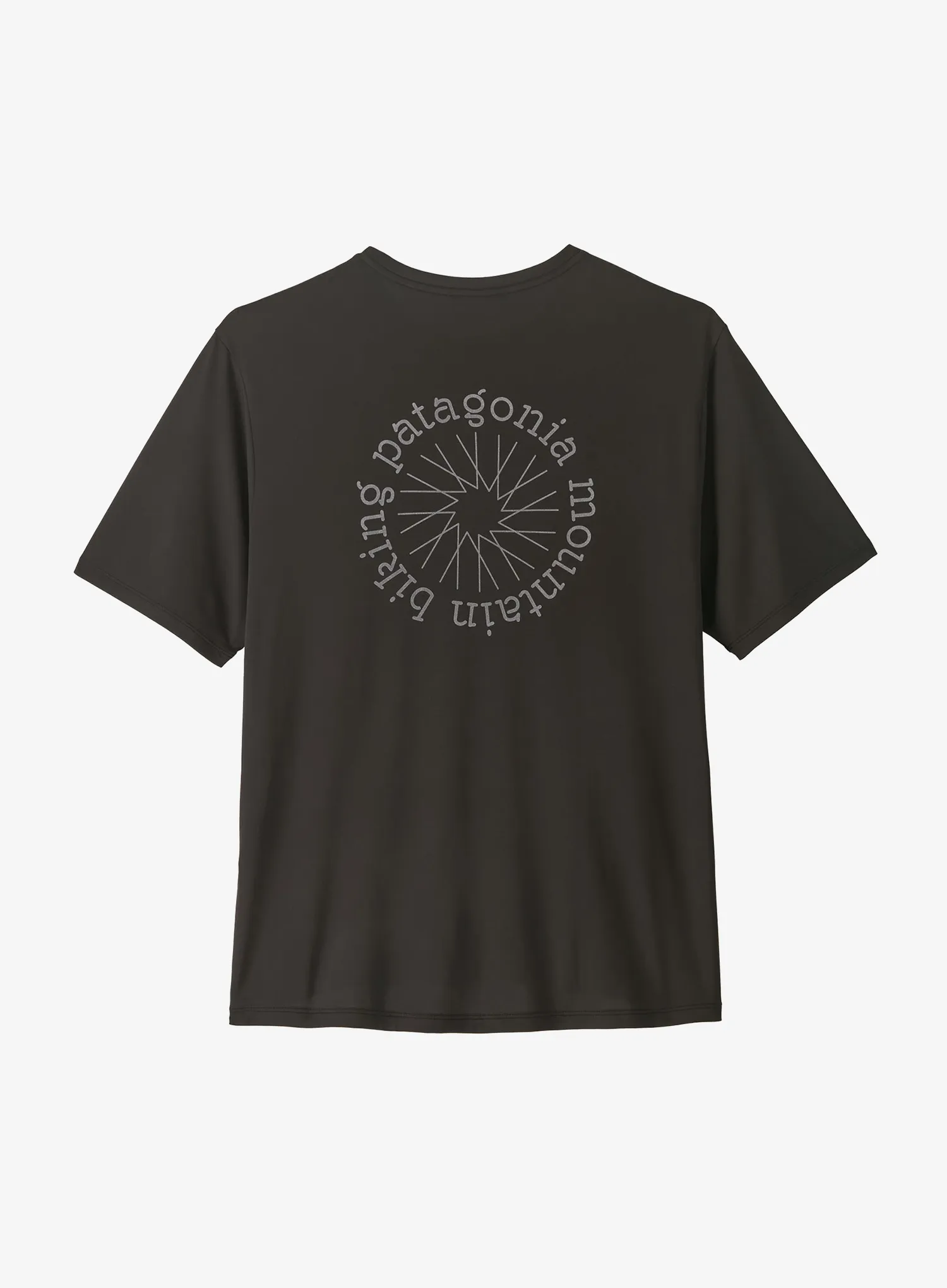 Rychleschnoucí triko Patagonia Cap Cool Daily Shirt Spoke Stencil - black