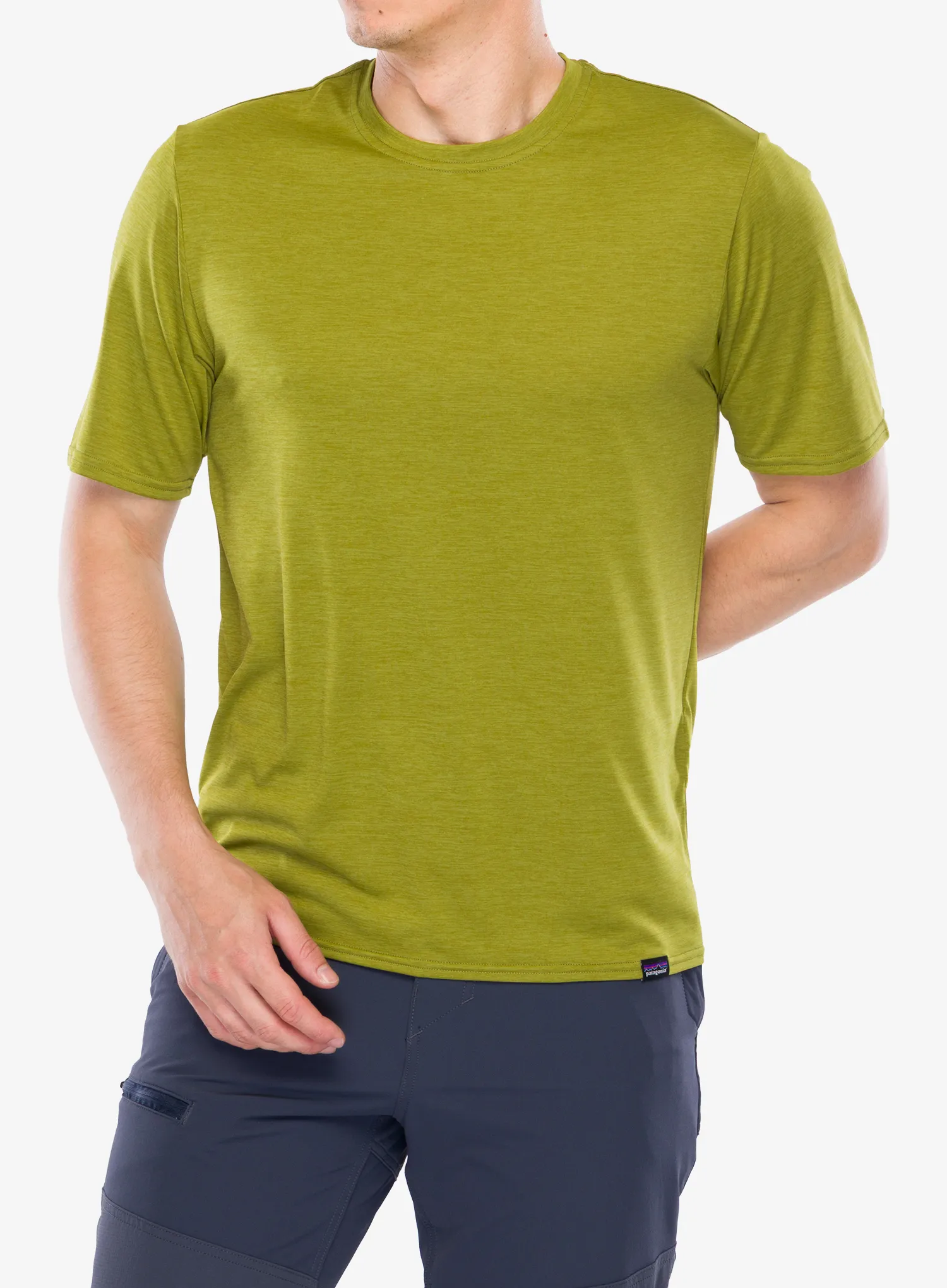 Rychleschnoucí triko Patagonia Capilene Cool Daily Shirt - graze green/light graze green