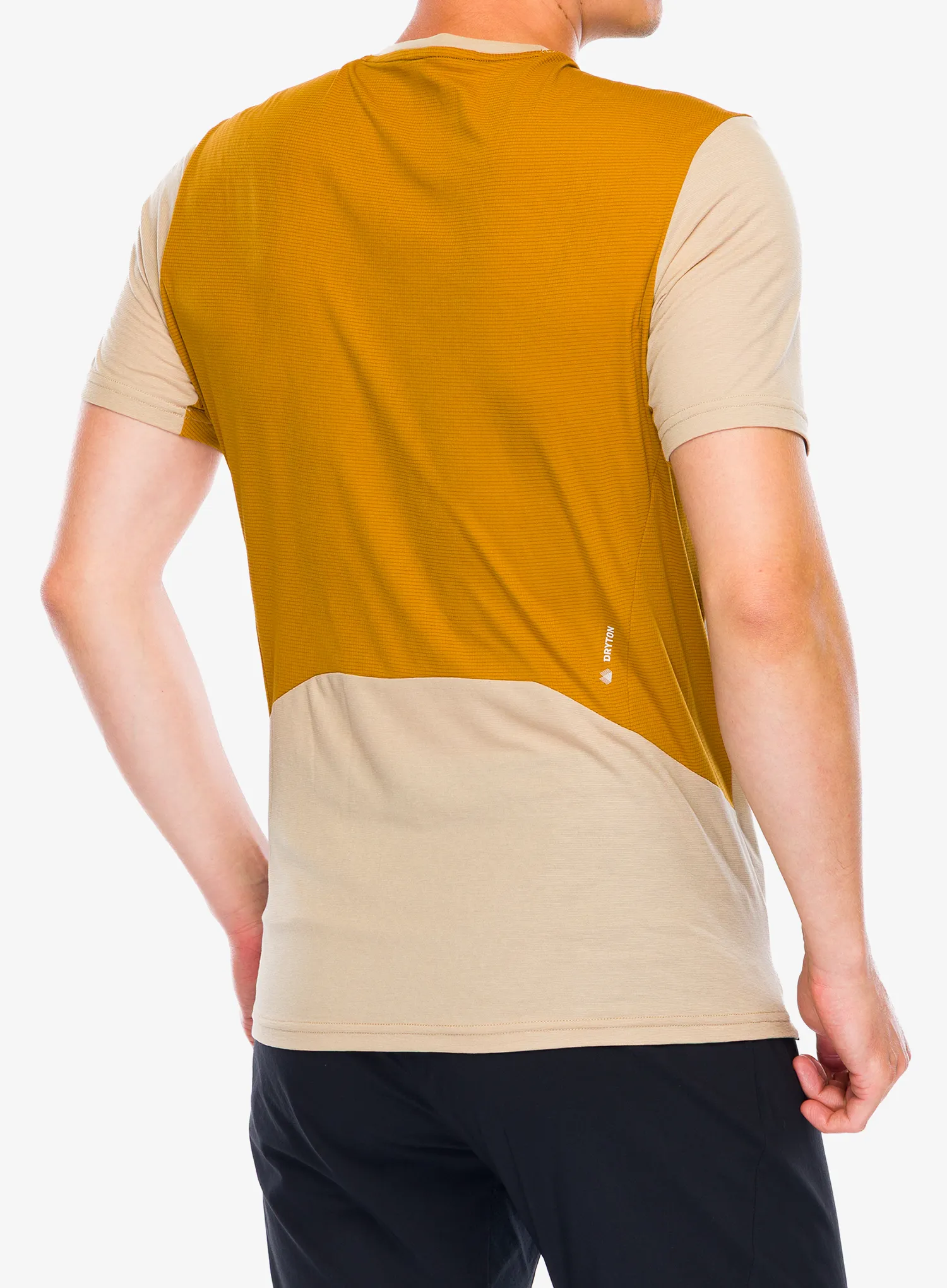 Rychleschnoucí triko Salewa Puez Hyb Dry T-Shirt - quicksand/brown