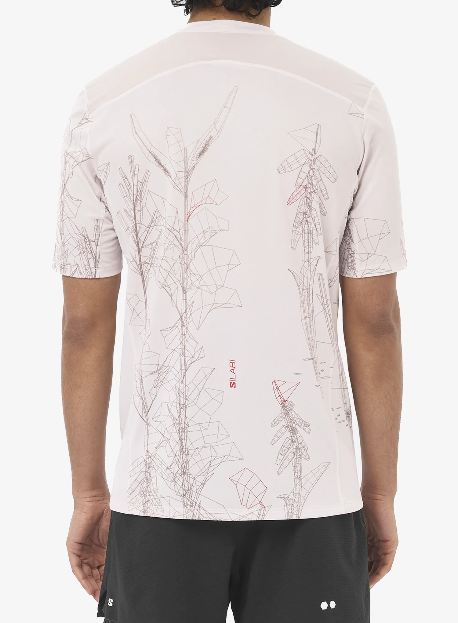 Rychleschnoucí triko Salomon S/Lab Ultra TEE AOP - lilac ash
