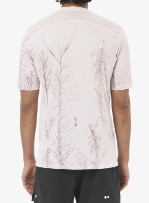 Rychleschnoucí triko Salomon S/Lab Ultra TEE AOP - lilac ash