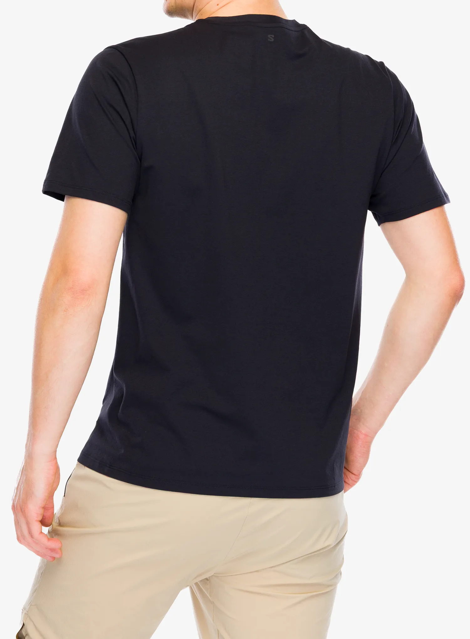 Rychleschnoucí triko Salomon Trackline S/S Tee - deep black