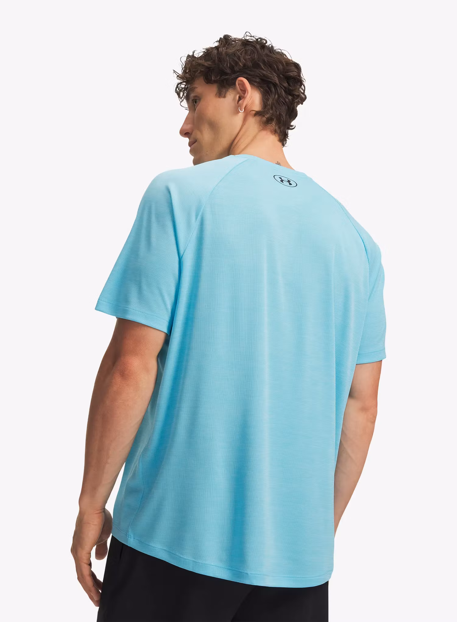 Rychleschnoucí triko Under Armour Tech Textured SS - fresco blue/black