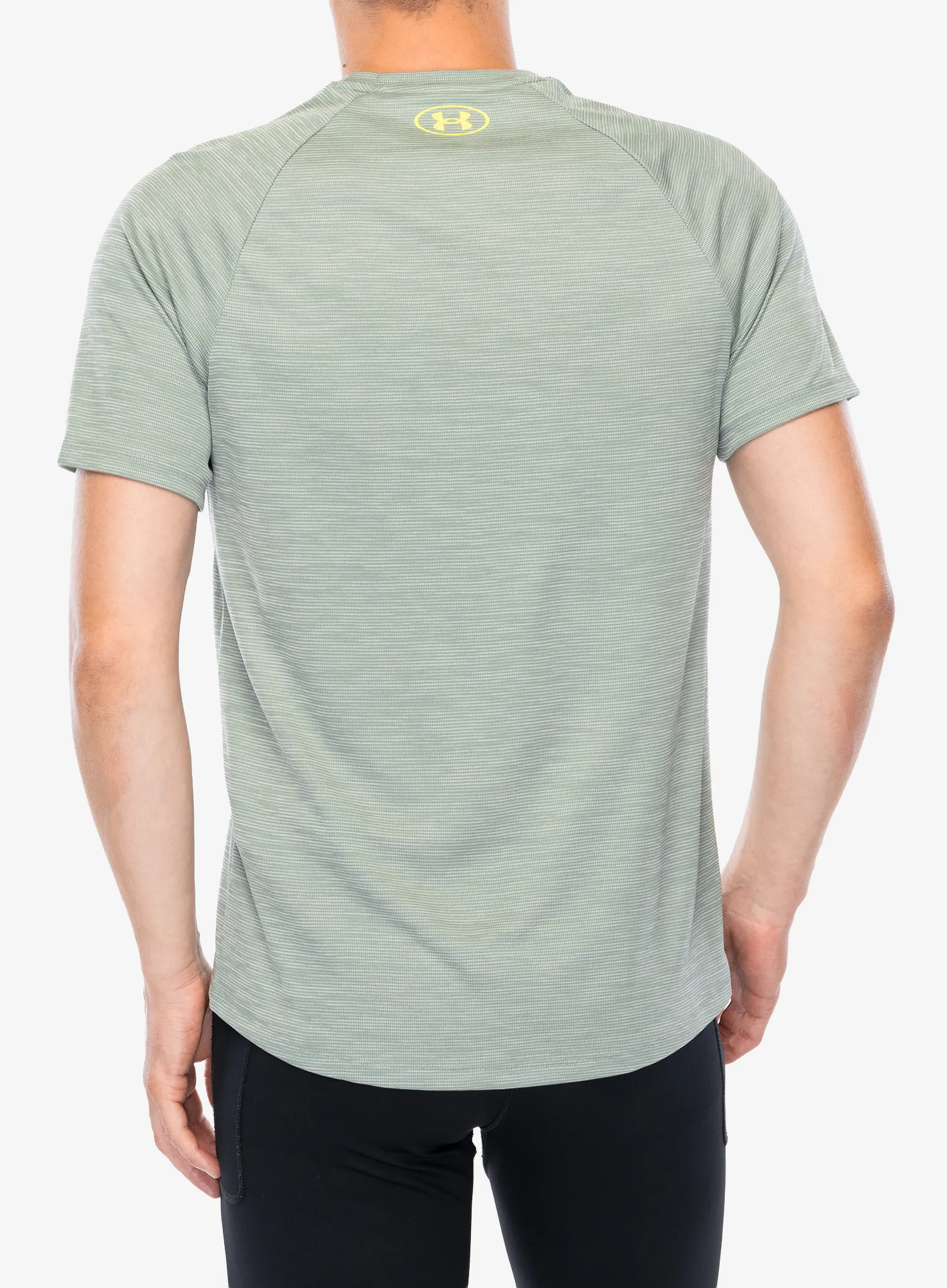 Rychleschnoucí triko Under Armour Tech Textured SS - hydro green/yellow