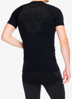 Rychleschnoucí triko X-Bionic Twyce Run Shirt S/S - black/charcoal