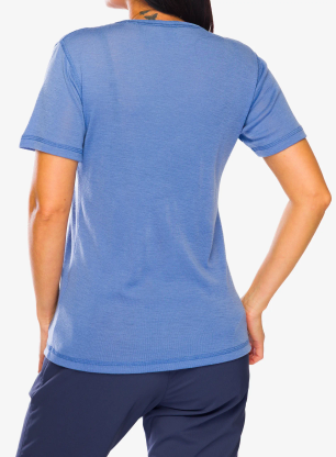 Termo triko dámské Dovre 100% Merino Wool - blue