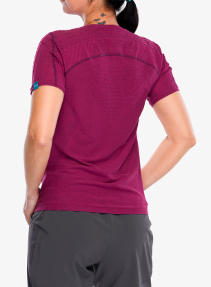 Termo triko dámské UYN Sparkcross Self Layer Ow Shirt SS - pink yarrow
