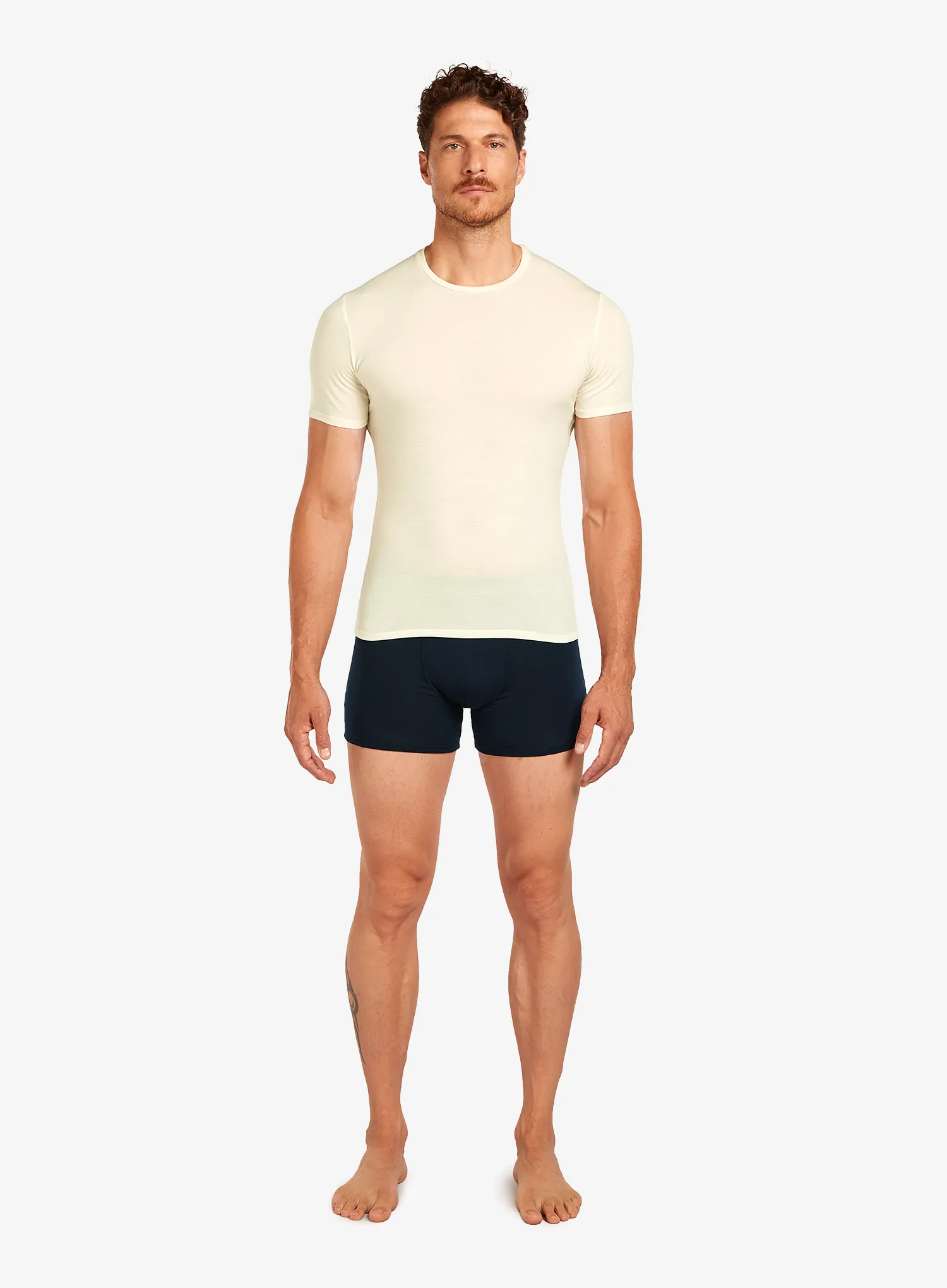 Termotriko Icebreaker Anatomica S/S Crewe - undyed