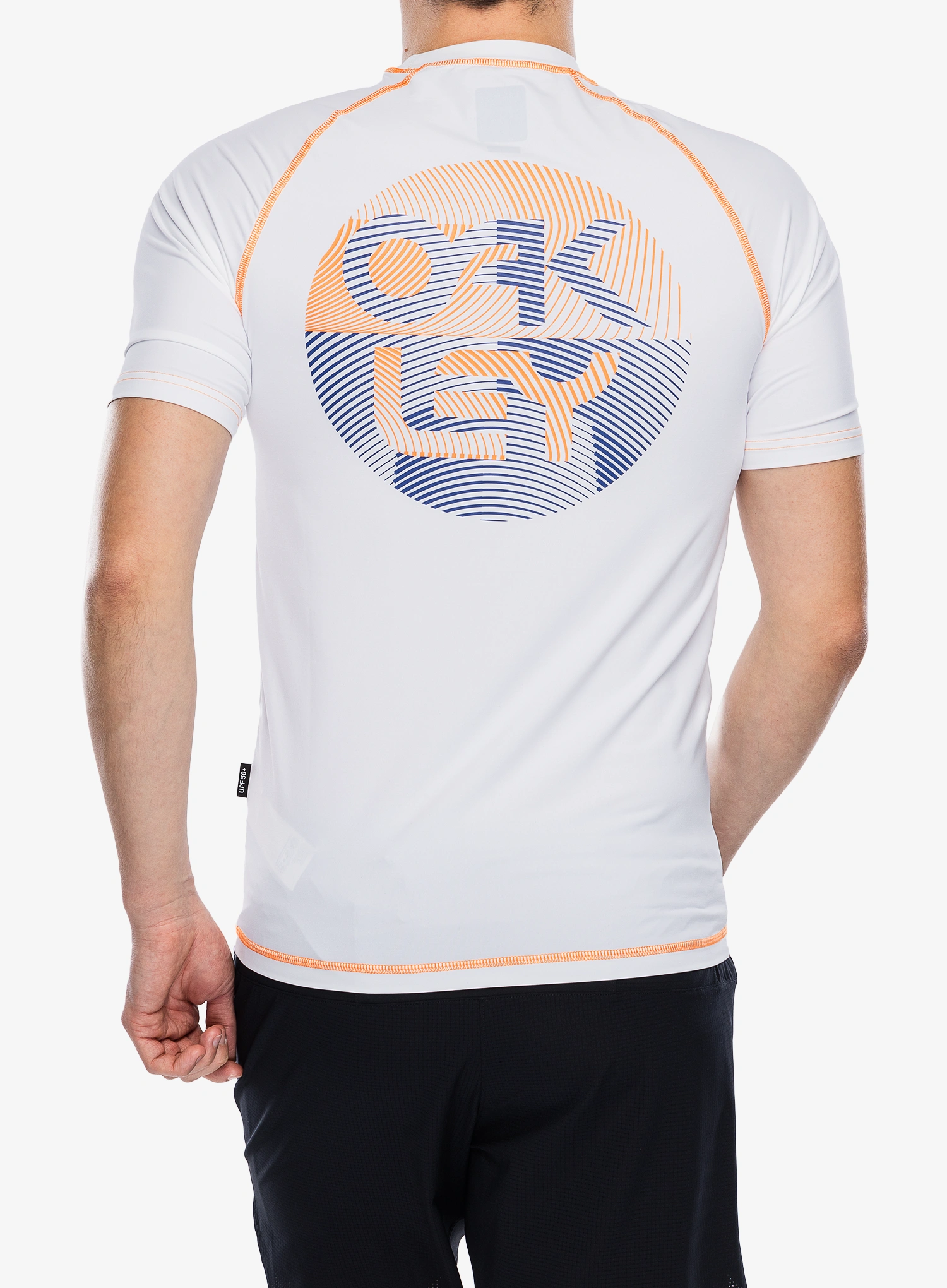 Sportovní tričko Oakley Fingerprint Rashguard - white