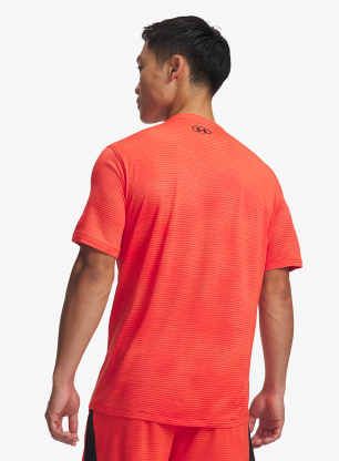 Sportovní tričko Under Armour Tech Vent VHS Jacquard SS - venom red/black