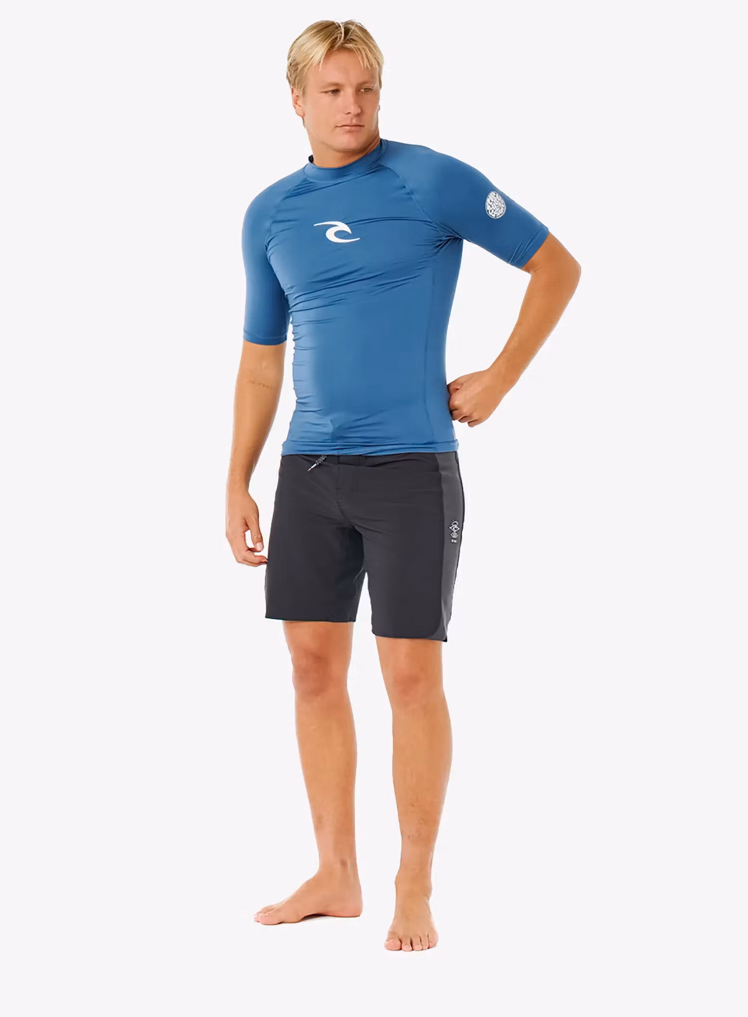 UV tričko Rip Curl Lycra Waves Upf Perf S/S - bluefin