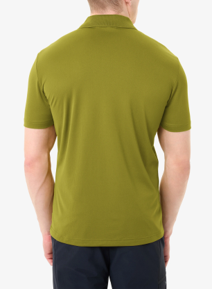 Tričko Vaude Essential Polo Shirt - dark leaf