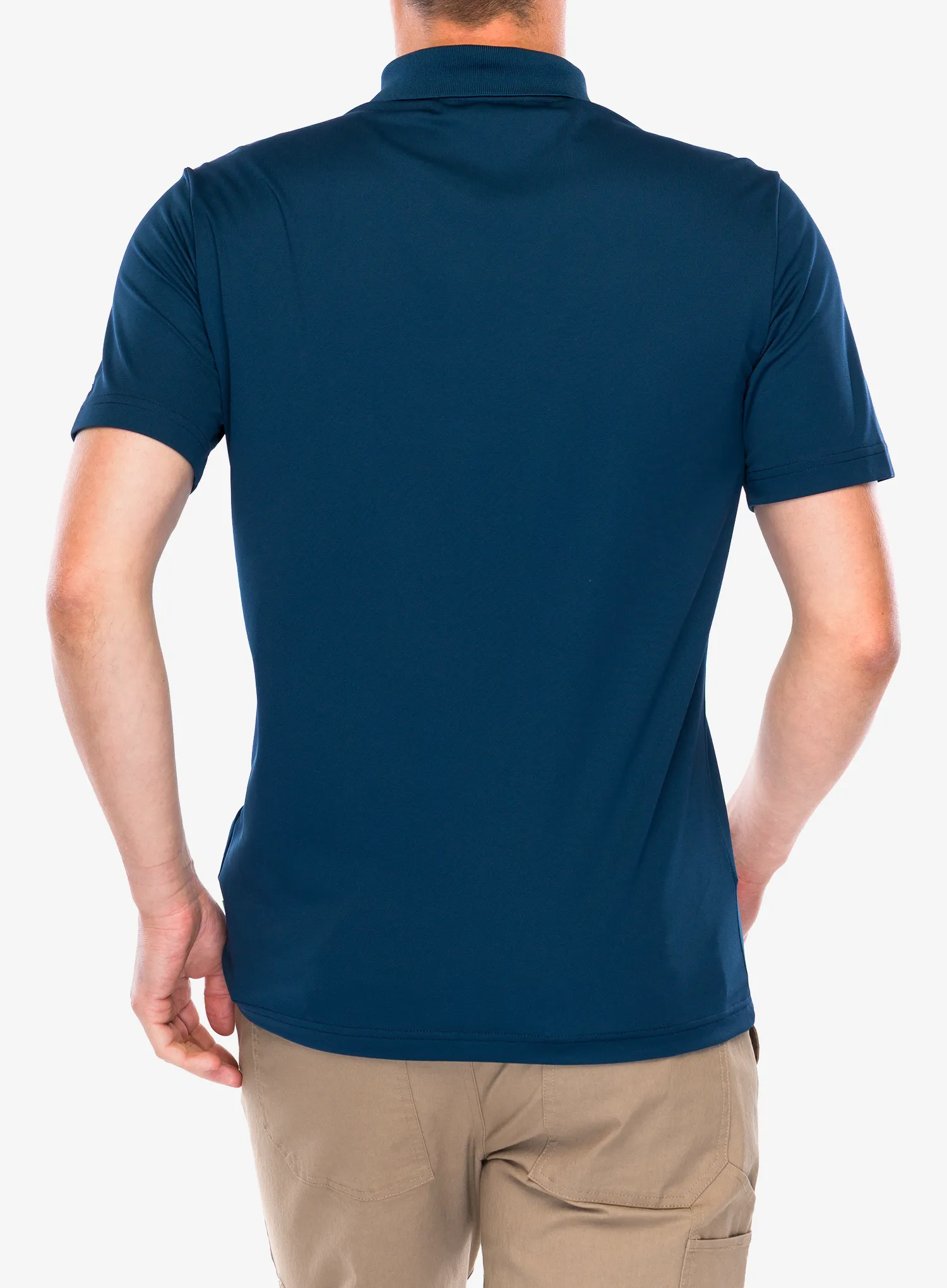 Tričko Vaude Essential Polo Shirt - dark sea