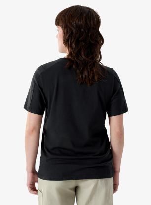Dámské lezecké triko Arcteryx Kragg SL Cotton Heatmap Crew SS - black