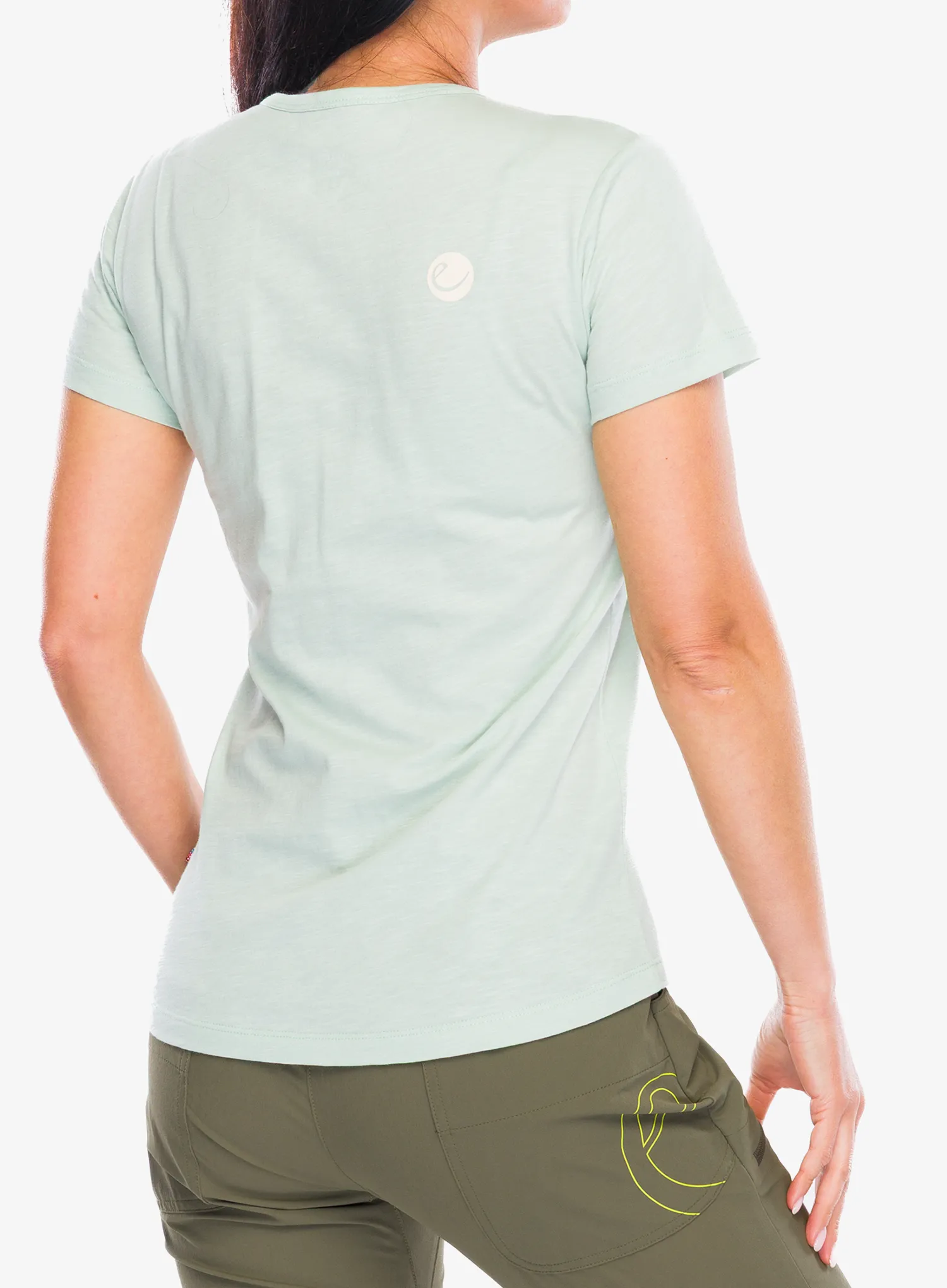 Dámské lezecké triko Edelrid Highball T-Shirt V - spray