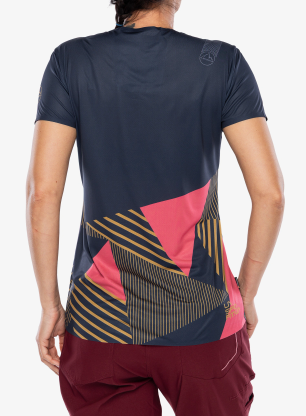 Dámské lezecké triko La Sportiva Comp T-Shirt - night sky/rosebay