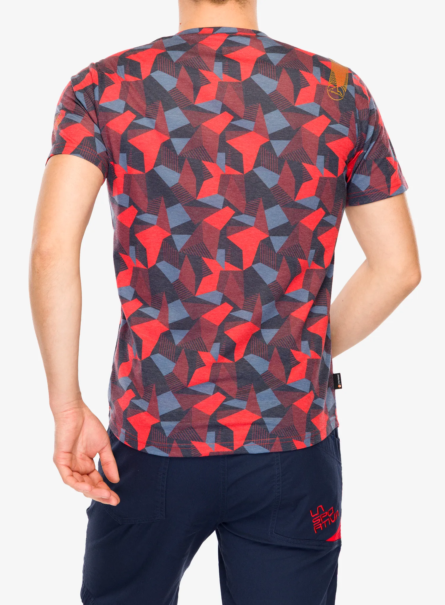 Lezecké triko La Sportiva Dimension T-Shirt - mountain red/onyx