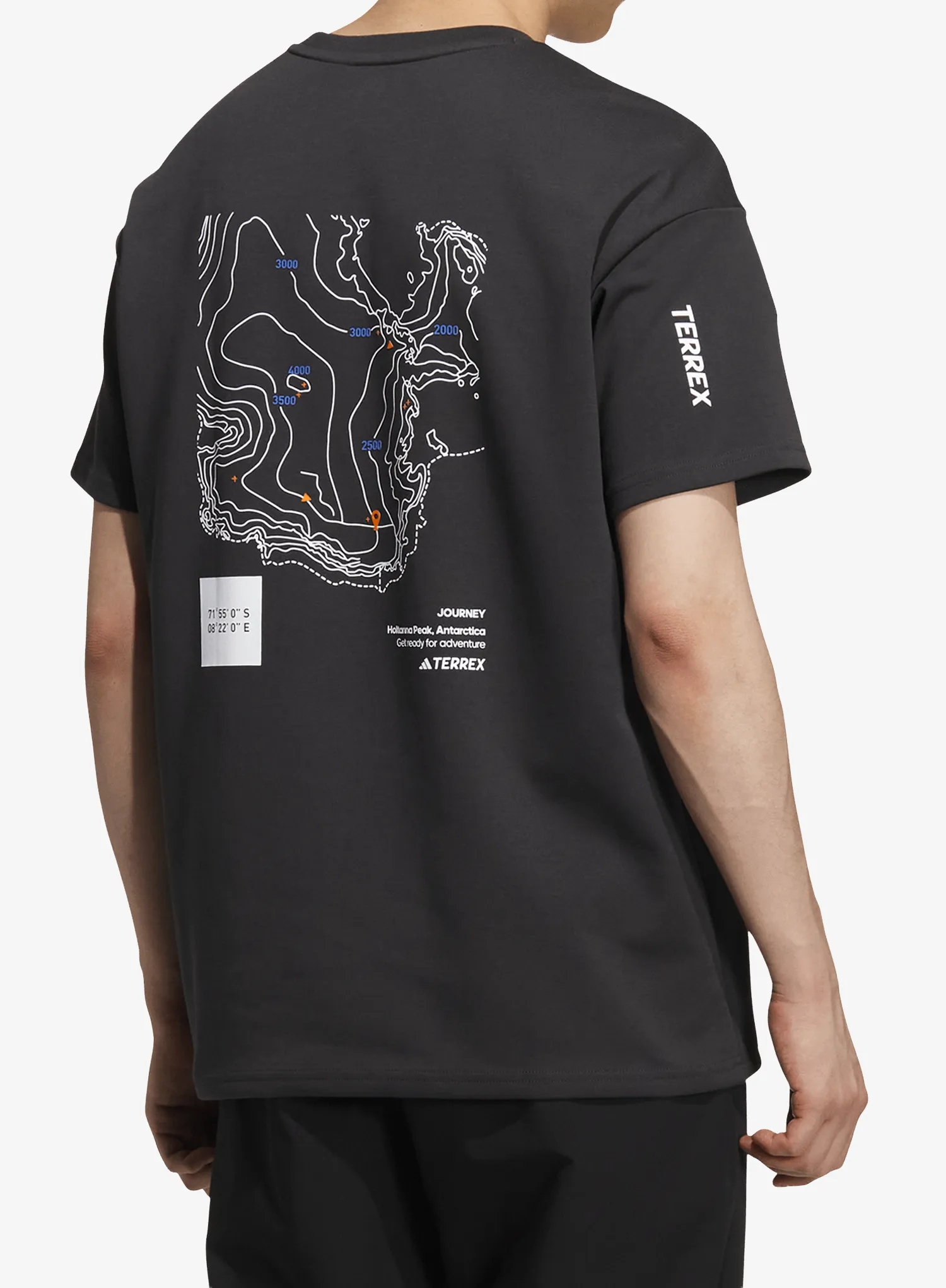 Tričko s potiskem adidas TERREX Xploric Graphic T-shirt - carbon