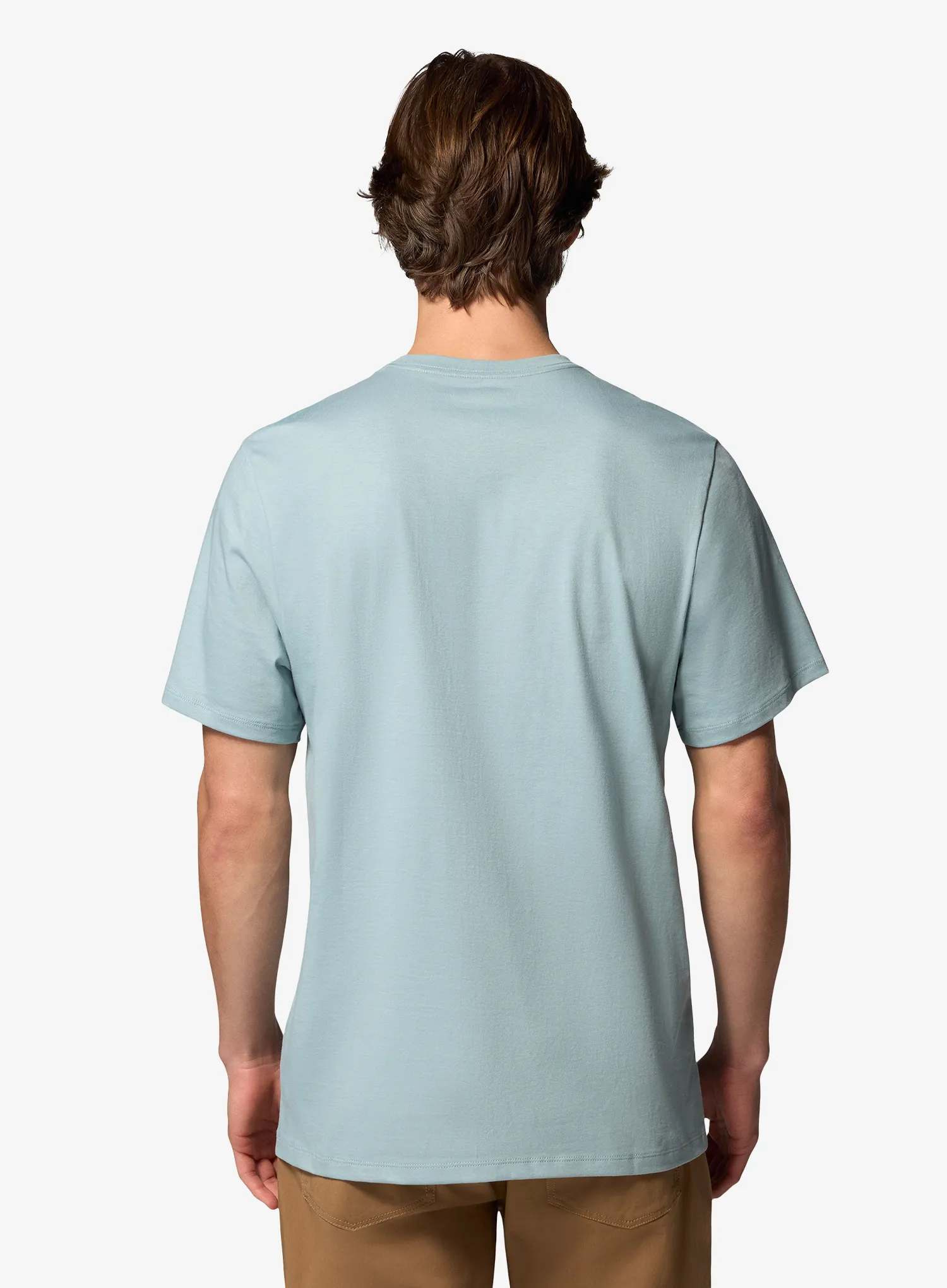 Tričko s potiskem Columbia CSC Seasonal Graphic Tee - c.blue/heavenly stacked gem