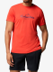 Tričko s potiskem Columbia Zero Rules Light S/S Graphic Crew - super sonic/scripted peaks