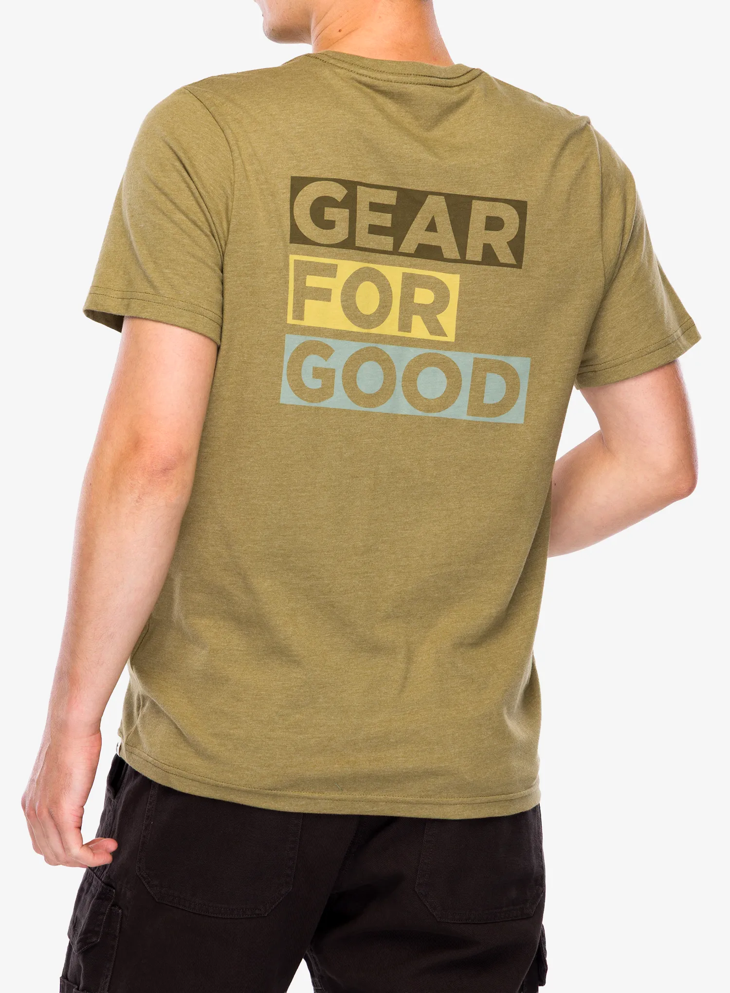 Tričko s potiskem Cotopaxi Gear For Good Stripes T-Shirt - moss