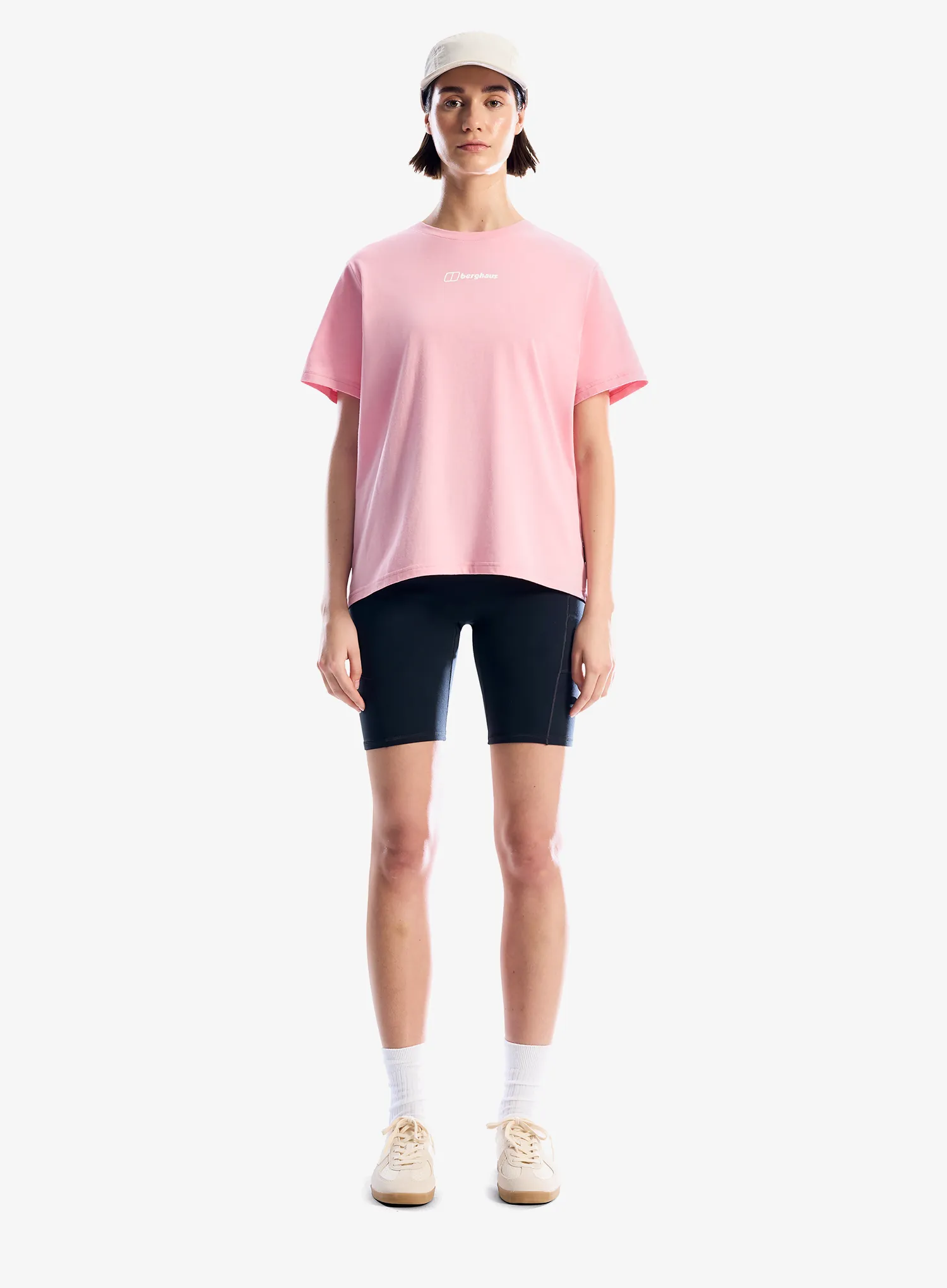 Dámské tričko s potiskem Berghaus Nature Essential Tee Af - pink lake