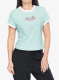 Dámské tričko s potiskem Columbia Rolling Bend Graphic Ringer Tee - spray/elevated script