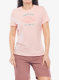 Dámské tričko s potiskem Columbia Ruby Springs Graphic Fitted S/S - pink sand/ready for rays