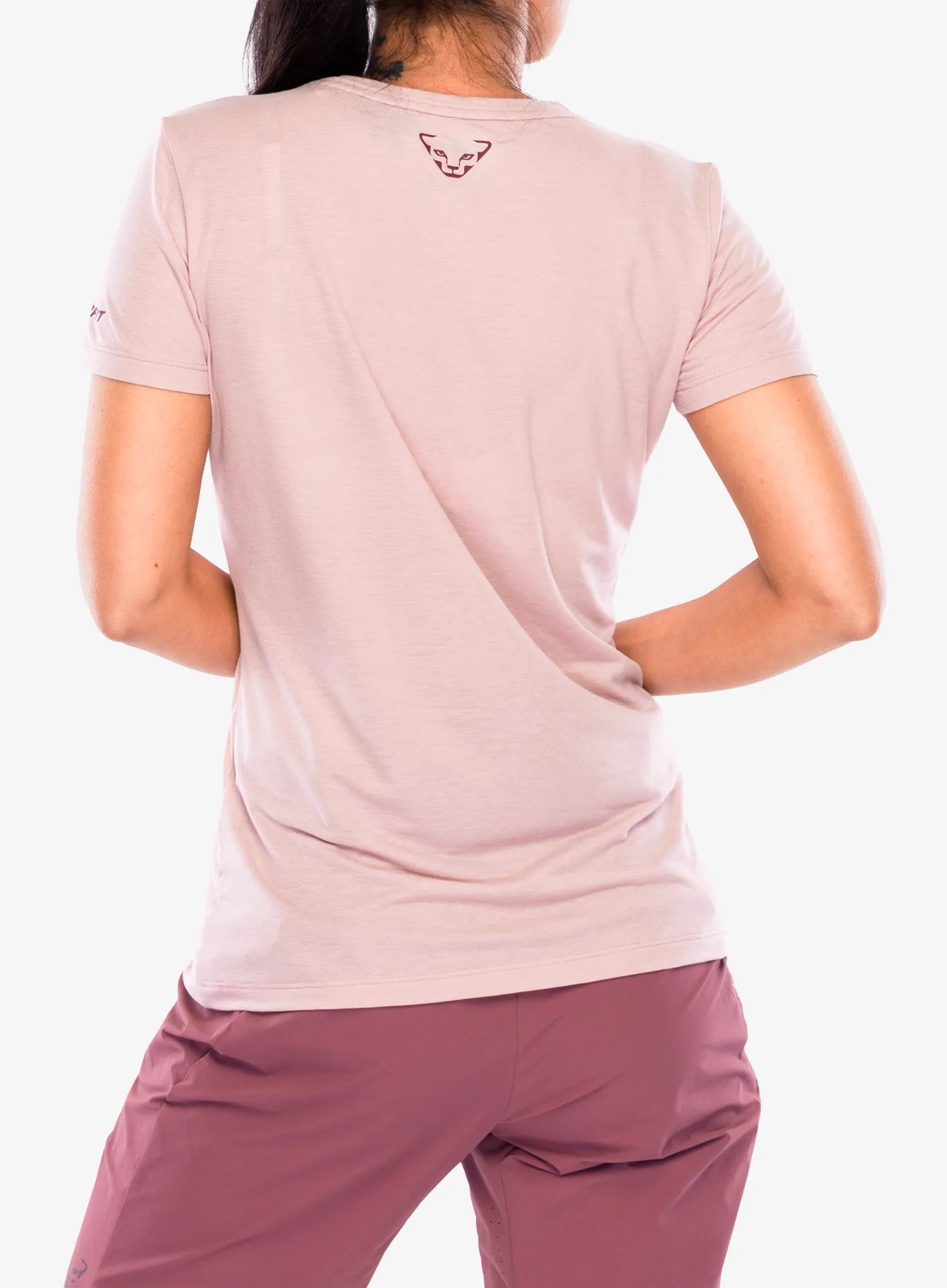 Dámské tričko s potiskem Dynafit Transalper Graphic S/S Tee - pale rose