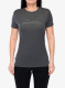 Dámské tričko s potiskem Icebreaker Merino 150 Tech Lite SS Tee Sparkling Stars - obsidian