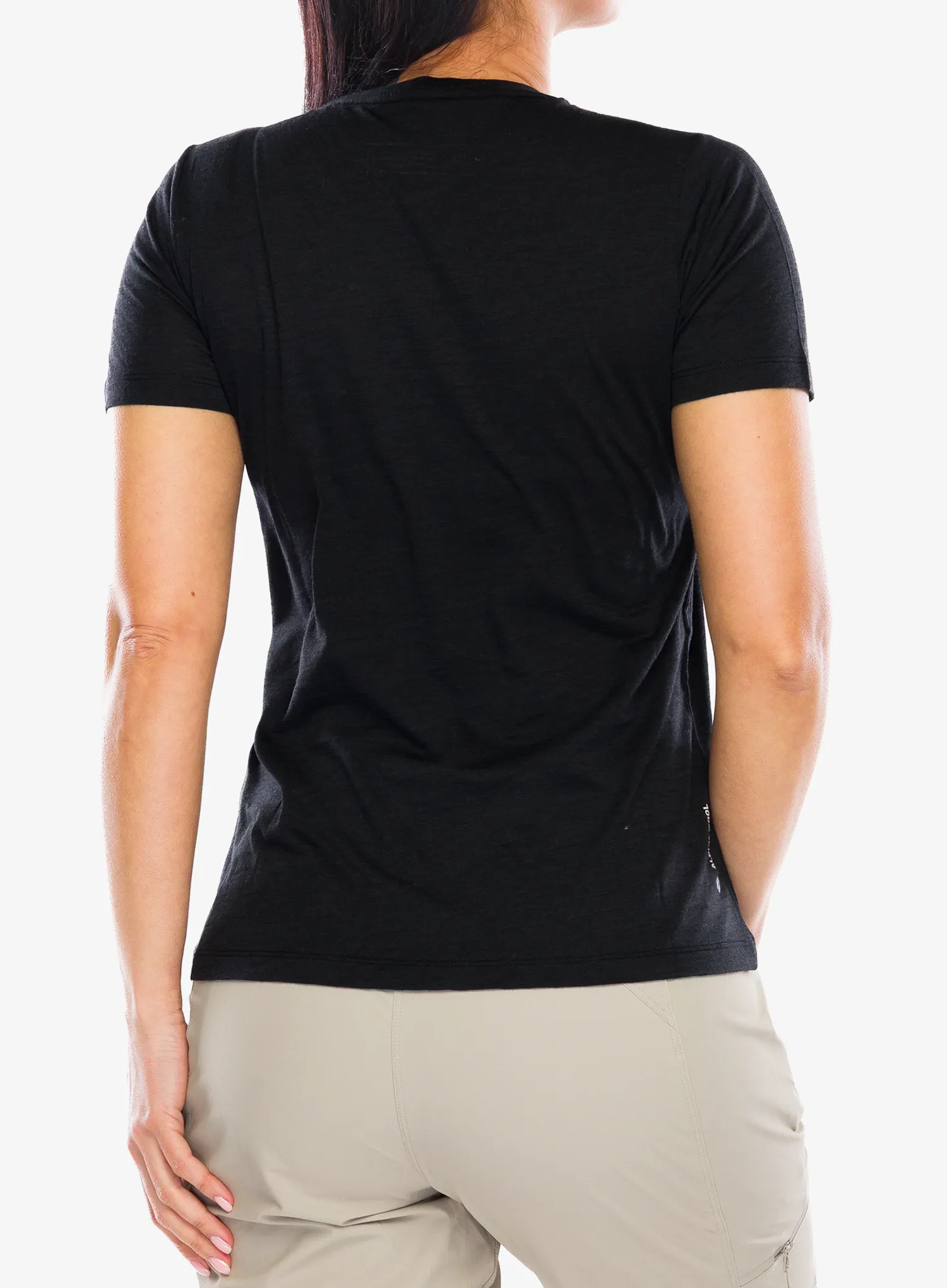 Dámské tričko s potiskem Salewa Eagle Dotted Mtn Am T-Shirt - black out