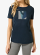 Dámské tričko s potiskem Super.natural Rio Grande Tee - blueberry/various