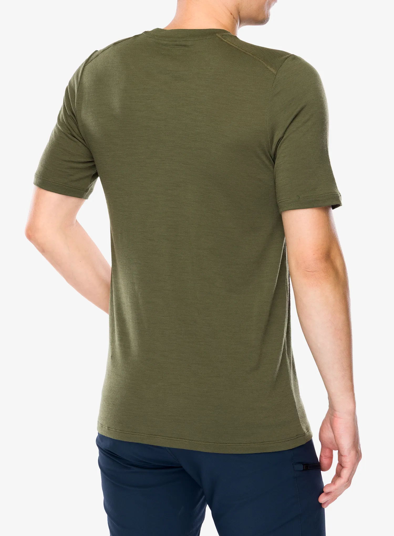 Tričko s potiskem Fjallraven Abisko Wool Classic SS - laurel green