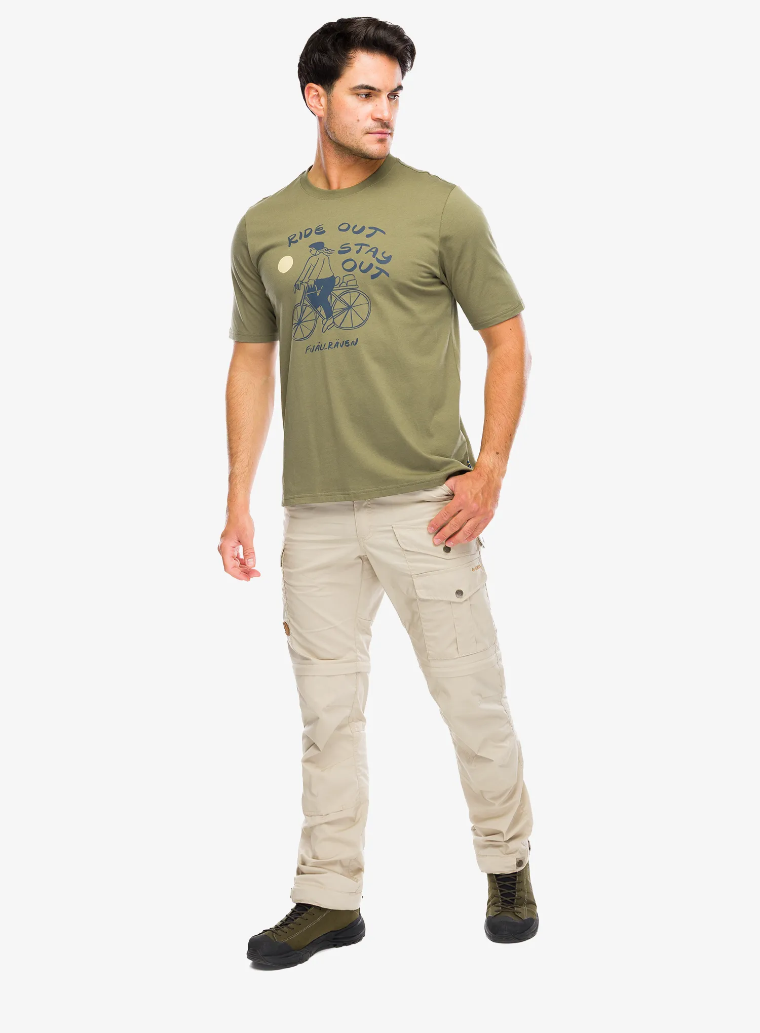 Tričko s potiskem Fjallraven Hoja Ivag T-shirt - green