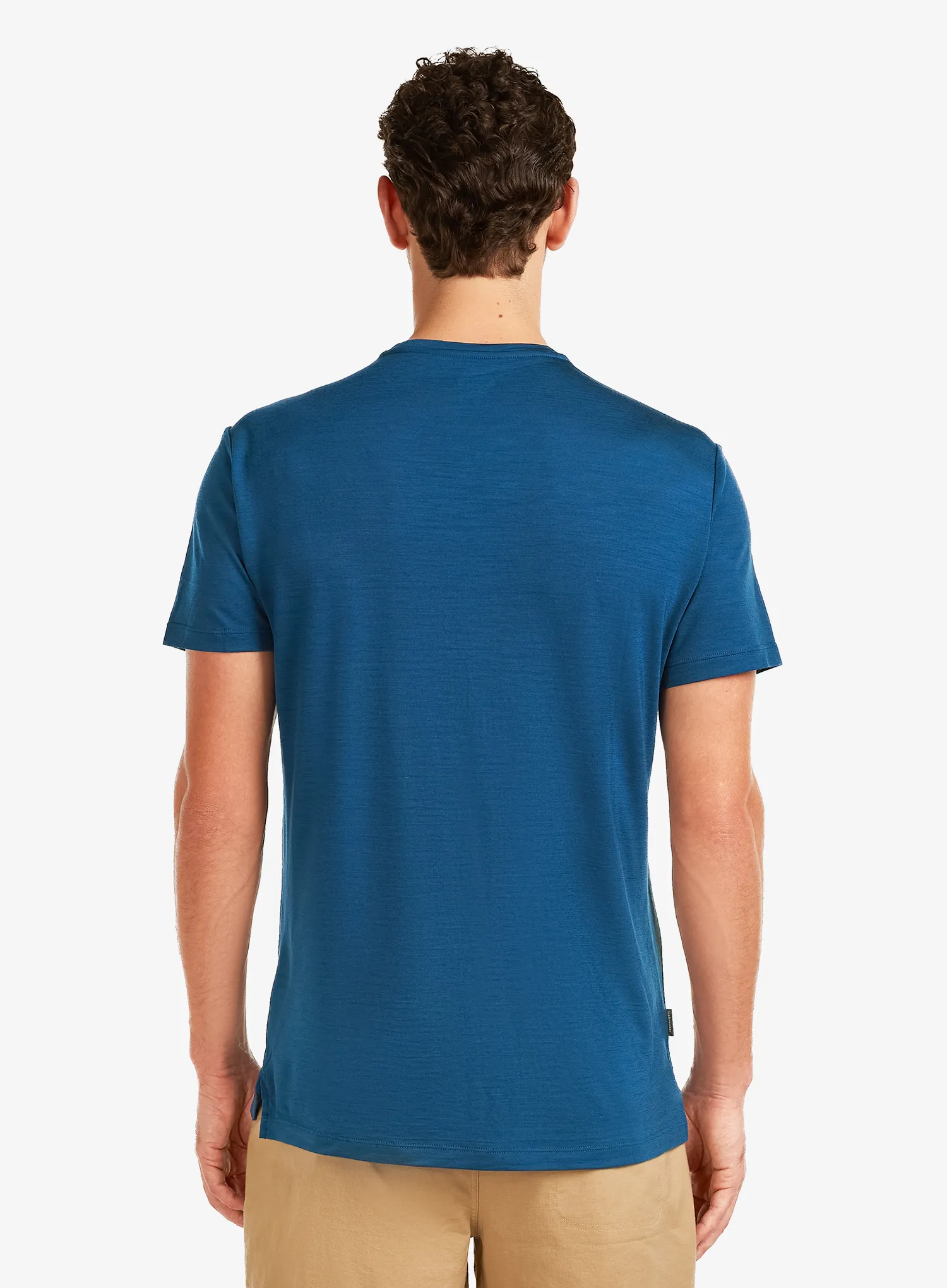 Tričko s potiskem Icebreaker Merino 125 Cool-Lite Sphere SS Tee Beta - atlantis