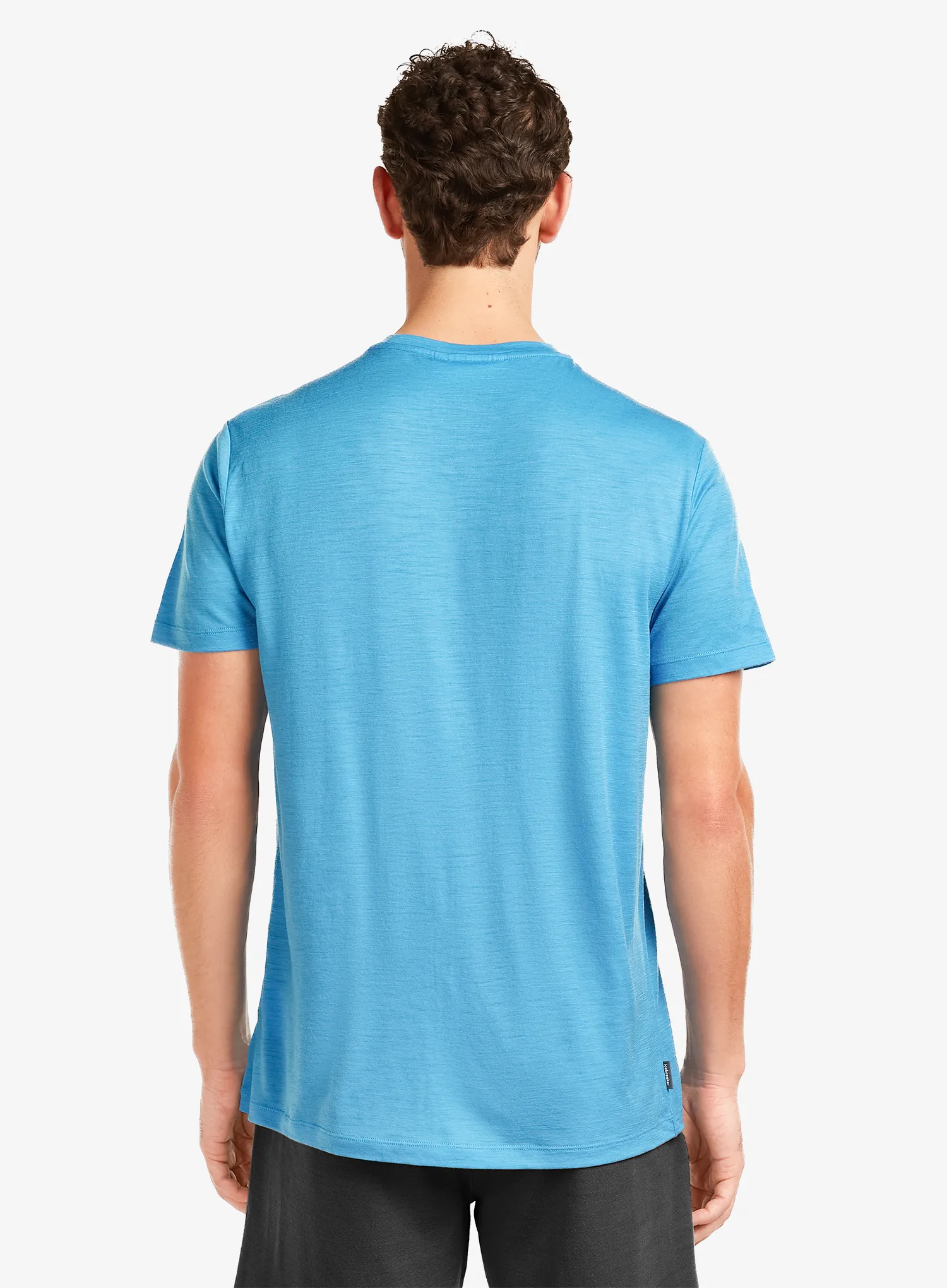 Tričko s potiskem Icebreaker Merino 150 Tech Lite SS Tee Range Stripes - arctic