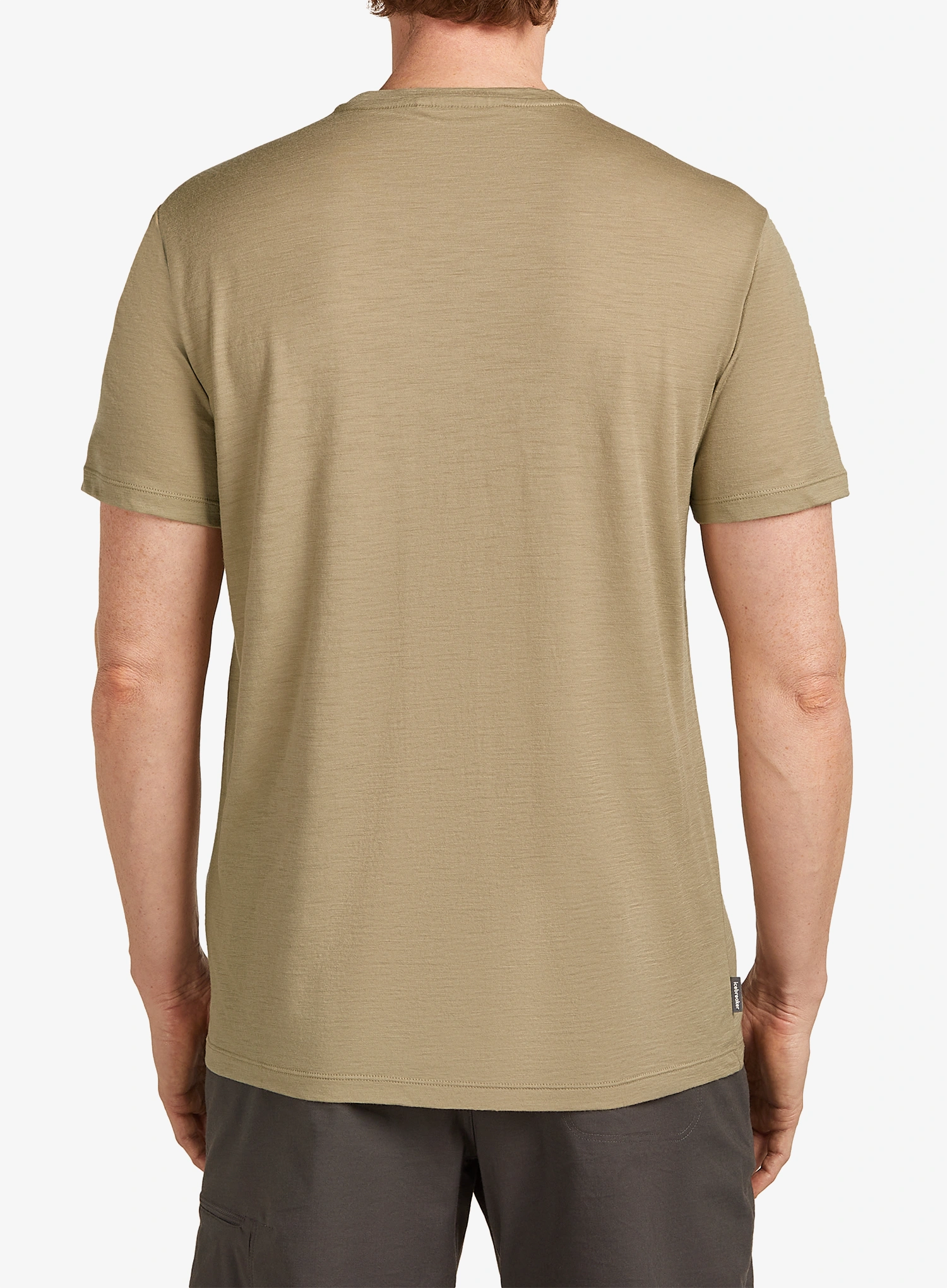 Tričko s potiskem Icebreaker Merino 150 Tech Lite SS Tee Ruapehu Round - flagstone