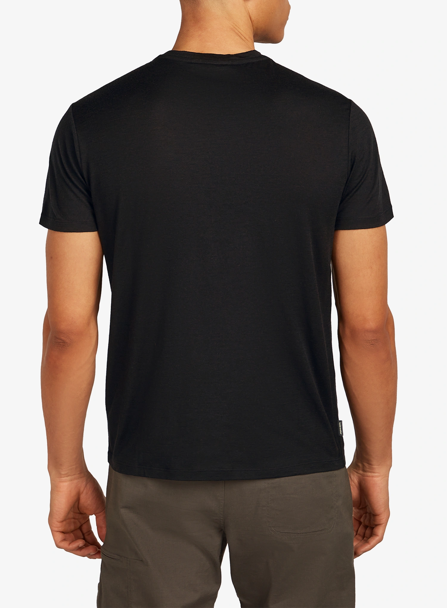 Tričko s potiskem Icebreaker Merino 150 Tech Lite SS Tee Snow Day - black