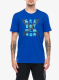 Tričko s potiskem Montura Rock Painting T-Shirt - b.blue