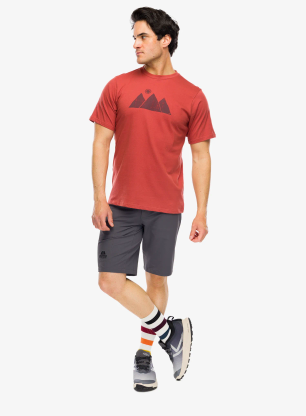 Tričko s potiskem Mountain Equipment Mountain Sun Tee - etruscan red