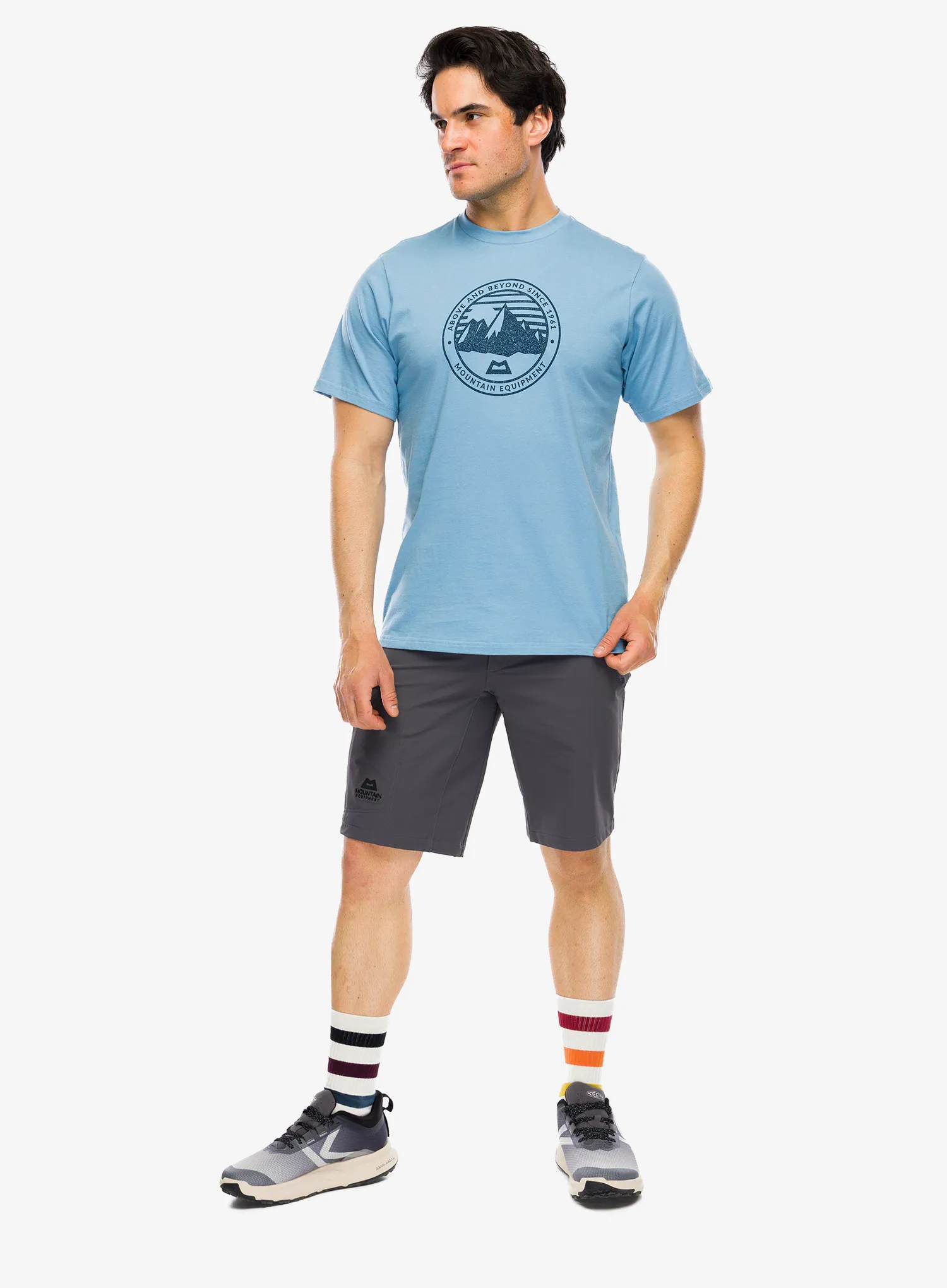 Tričko s potiskem Mountain Equipment Roundel Tee - heritage blue