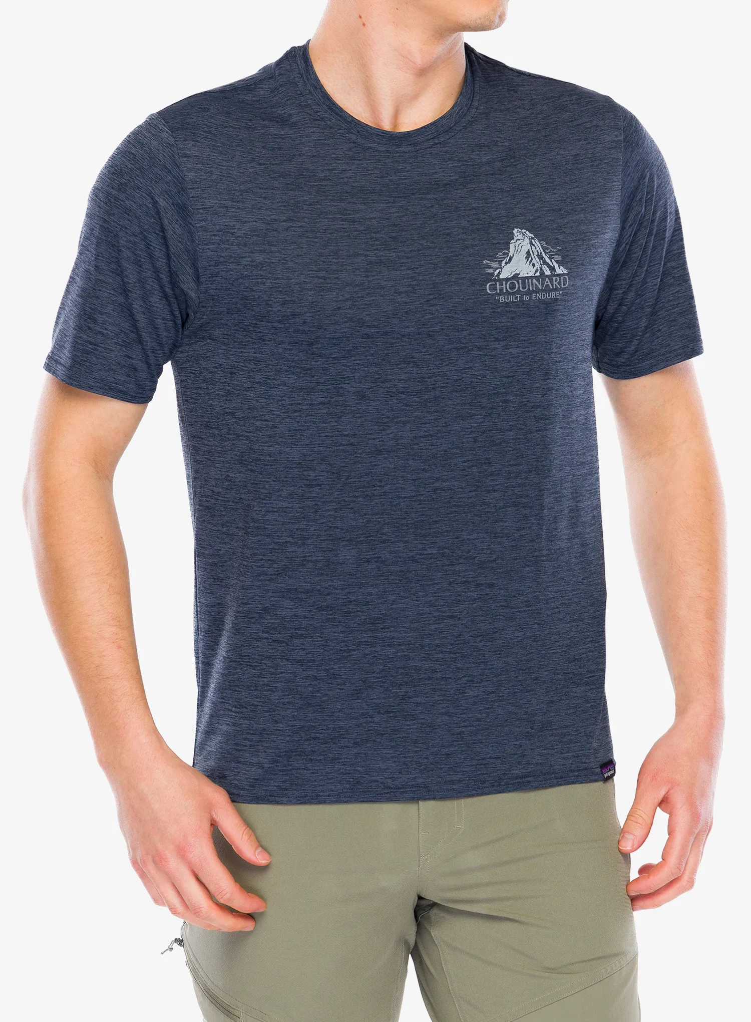 Tričko s potiskem Patagonia Cap Cool Daily Graphic Shirt Lands - chouinard crest/smolder blue
