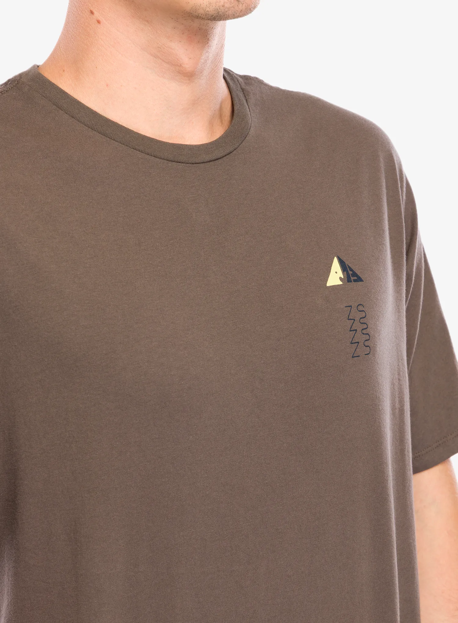 Tričko s potiskem Patagonia Driftways Organic T-Shirt - marlow brown