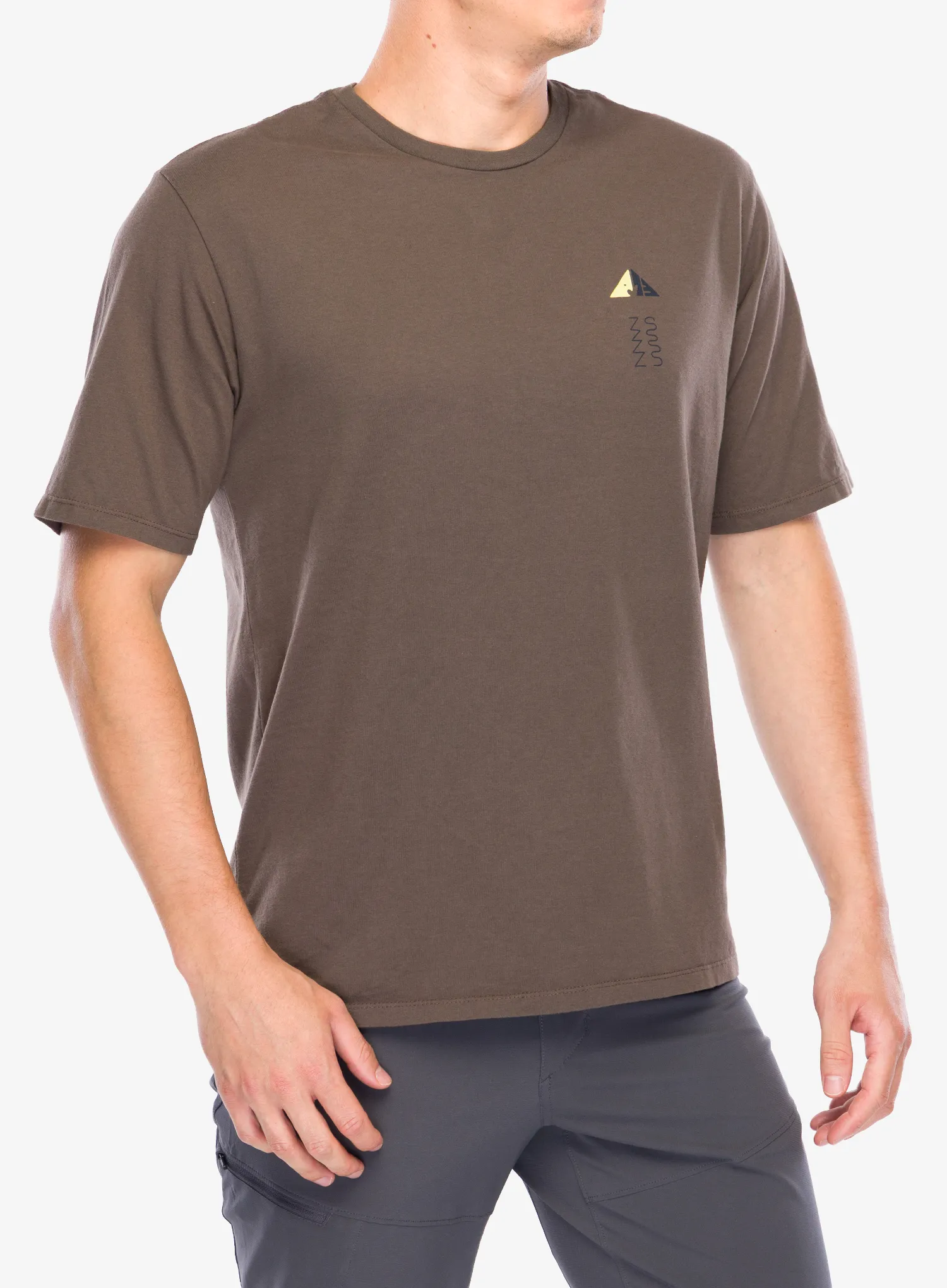 Tričko s potiskem Patagonia Driftways Organic T-Shirt - marlow brown