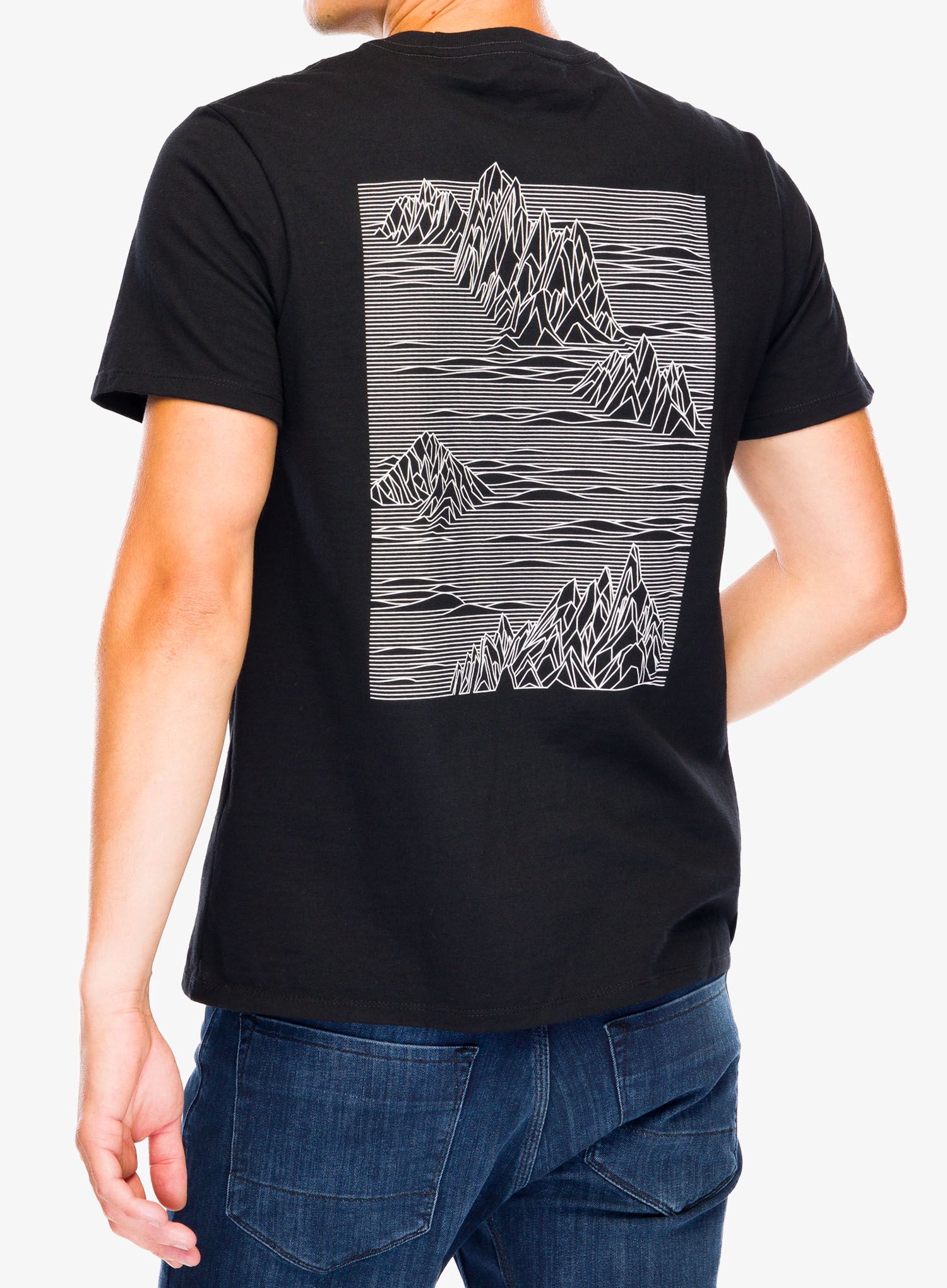 Tričko s potiskem Patagonia Strataspire Responsibili-Tee - black