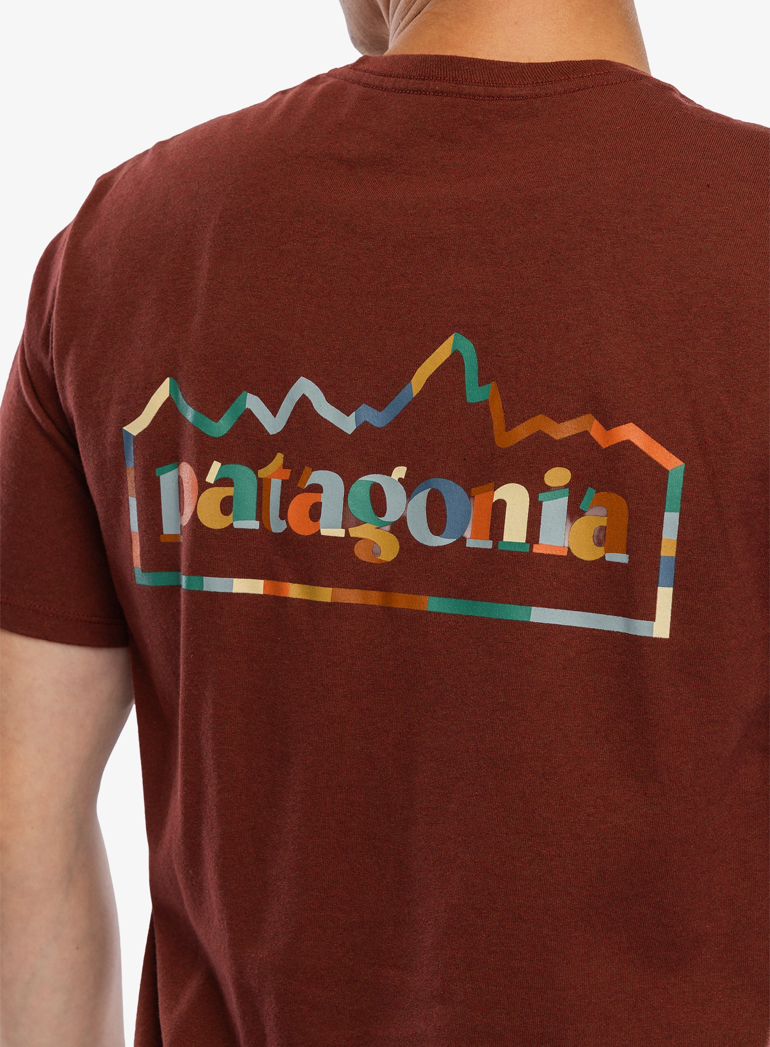 Tričko s potiskem Patagonia Unity Fitz Responsibili-Tee - dried vanilla