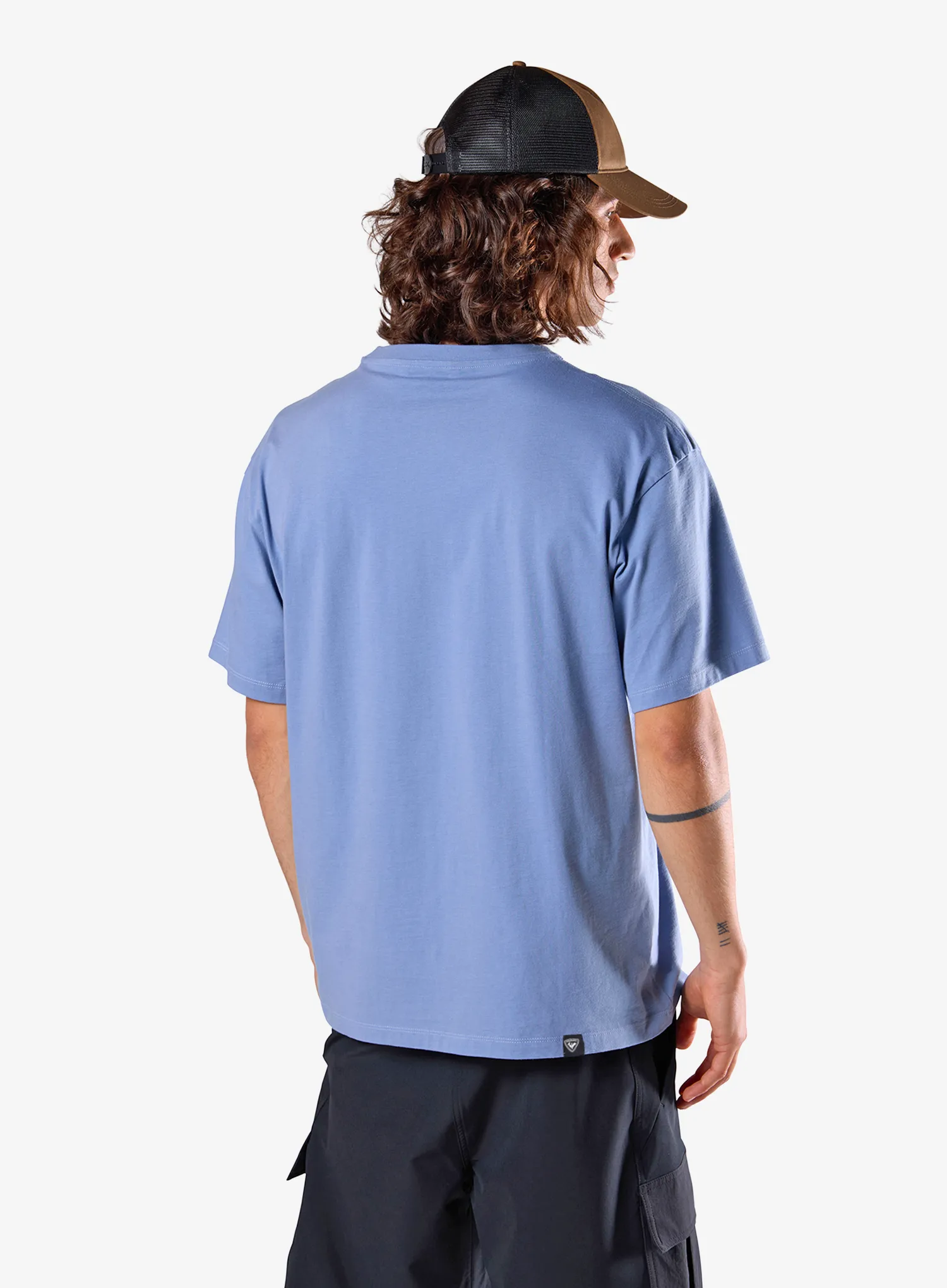 Tričko s potiskem Rossignol Graphic Waterfall Tee - stonewash