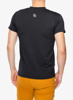 Tričko s potiskem Sensor Coolmax Tech Mountains 98 Tee SS - black