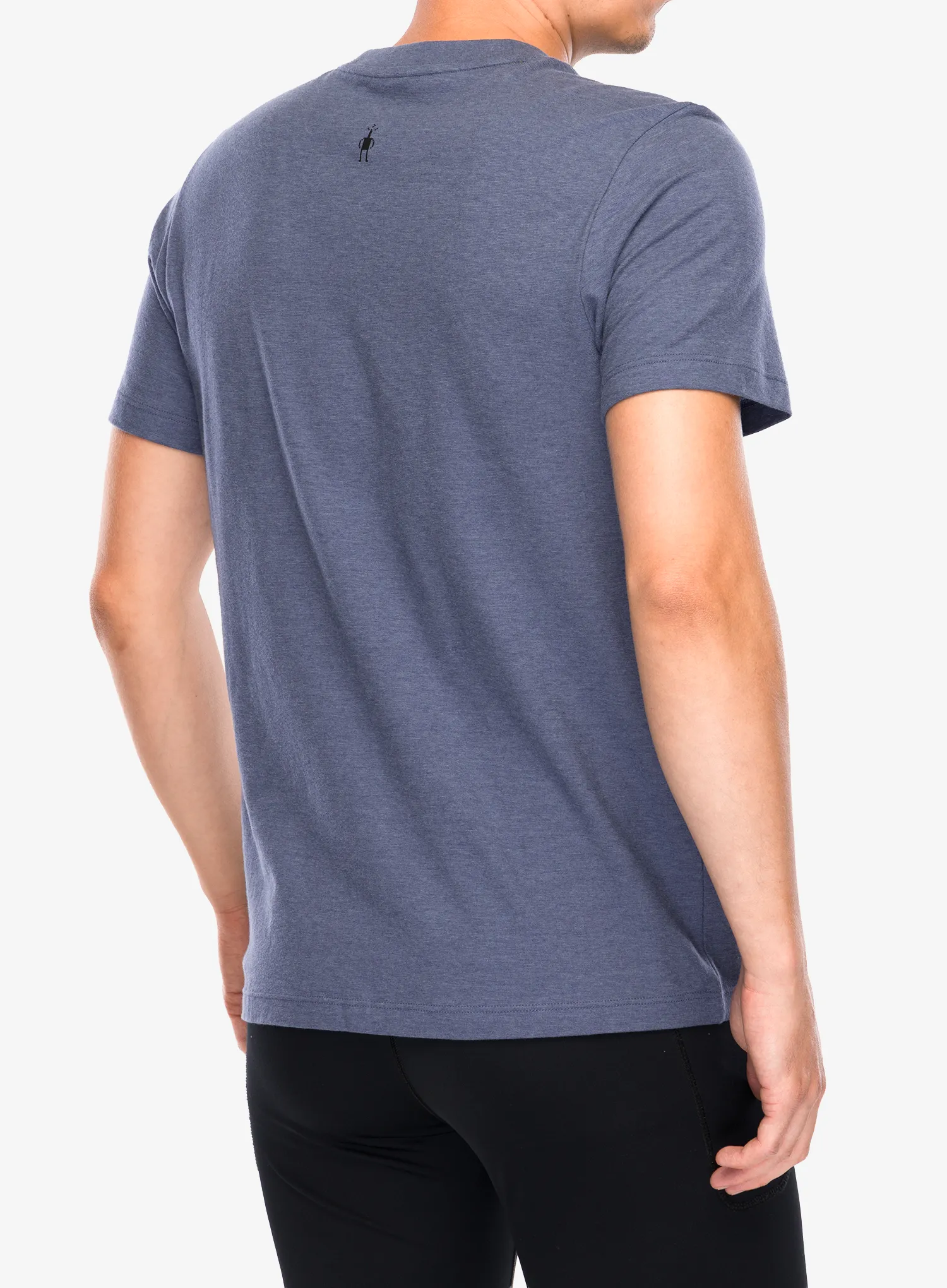 Tričko s potiskem Smartwool Alpine A-Frame Short Sleeve Graphic Tee - nightfall blue