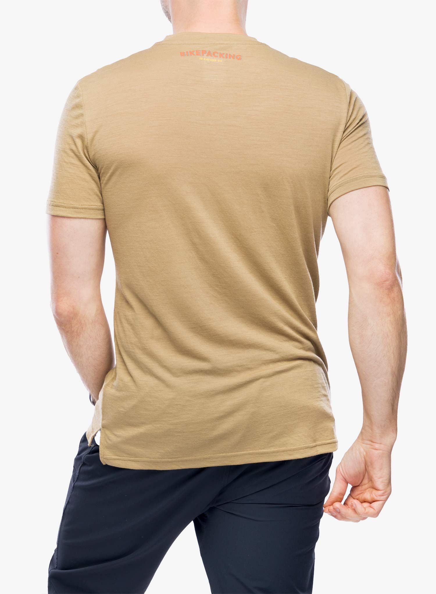 Tričko s potiskem Super.natural Bikepacking Tee - oak/various